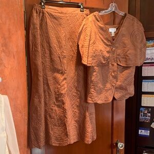 Promise Collection Brown Linen Garment